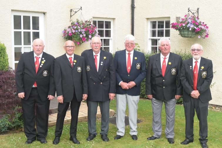 Ian Harries with Welsh Disability anglers